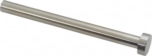 Gibraltar - 8mm Pin Diam, 14mm Head Diam x 5mm Head Height, 100mm OAL, Straight Ejector Pin - Steel, 95mm Pin Length - Exact Tooling