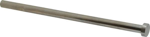Gibraltar - 10mm Pin Diam, 16mm Head Diam x 5mm Head Height, 200mm OAL, Straight Ejector Pin - Steel, 195mm Pin Length - Exact Tooling