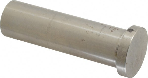 Gibraltar - 0.749" Pin Diam, 2-3/4" OAL, Steel, Die & Mold Leader Pin - 0.999" Head Diam x 3/16" Head Height, +0.0000/-0.0600 OAL Tolerance - Exact Tooling