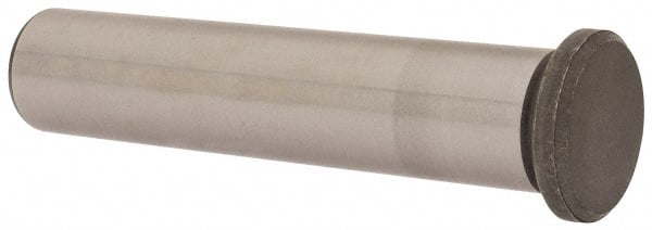 Gibraltar - 0.749" Pin Diam, 3-3/4" OAL, Steel, Die & Mold Leader Pin - 0.999" Head Diam x 3/16" Head Height, +0.0000/-0.0600 OAL Tolerance - Exact Tooling