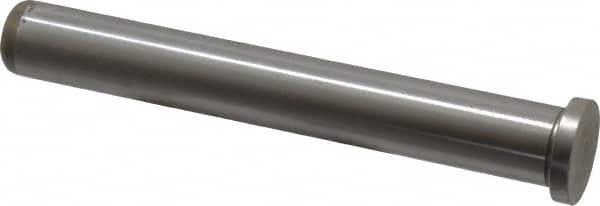 Gibraltar - 0.749" Pin Diam, 5-3/4" OAL, Steel, Die & Mold Leader Pin - 0.999" Head Diam x 3/16" Head Height, +0.0000/-0.0600 OAL Tolerance - Exact Tooling