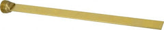 Made in USA - 3/4" NPT Thread, Straight, Die & Mold Cooling Baffle - 12" OAL, Brass - Exact Tooling