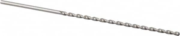Accupro - 1/16" 130° Parabolic Flute Vanadium High Speed Steel Taper Length Drill Bit - Exact Tooling