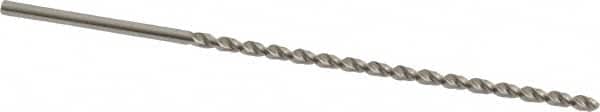 Accupro - #42 130° Parabolic Flute Vanadium High Speed Steel Taper Length Drill Bit - Exact Tooling