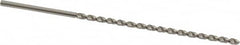 Accupro - #42 130° Parabolic Flute Vanadium High Speed Steel Taper Length Drill Bit - Exact Tooling