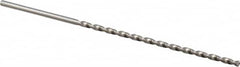 Accupro - 3/32" 130° Parabolic Flute Vanadium High Speed Steel Taper Length Drill Bit - Exact Tooling