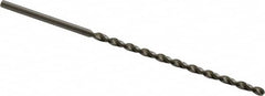 Accupro - #31 130° Parabolic Flute Vanadium High Speed Steel Taper Length Drill Bit - Exact Tooling