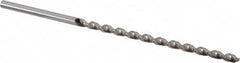 Accupro - #28 130° Parabolic Flute Vanadium High Speed Steel Taper Length Drill Bit - Exact Tooling