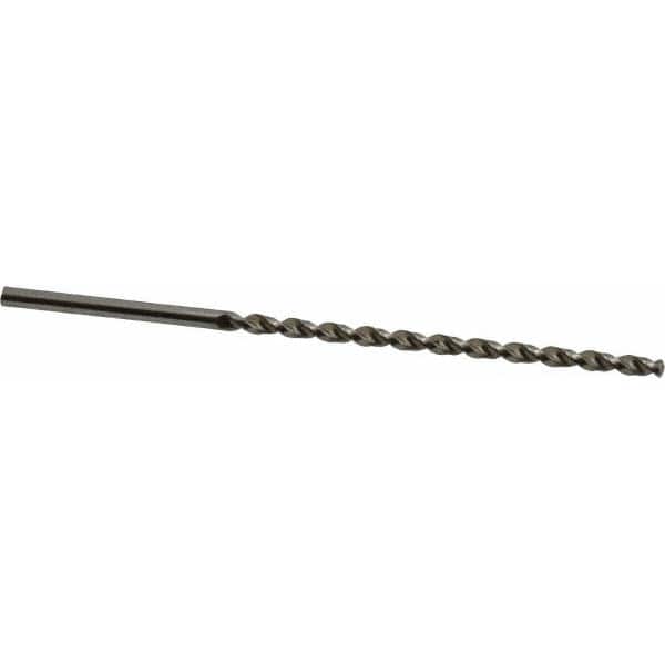 Accupro - 9/64" 130° Parabolic Flute Vanadium High Speed Steel Taper Length Drill Bit - Exact Tooling