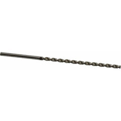 Accupro - 9/64" 130° Parabolic Flute Vanadium High Speed Steel Taper Length Drill Bit - Exact Tooling