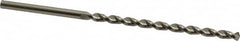 Accupro - 3/16" 130° Parabolic Flute Vanadium High Speed Steel Taper Length Drill Bit - Exact Tooling