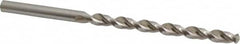 Accupro - 23/64", 130° Point, Parabolic Flute, Vanadium High Speed Steel Taper Length Drill Bit - Bright Finish, 4-17/32" Flute Length, 6-7/8" OAL - Exact Tooling