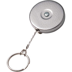 Key-Bak - Key Control; Type: Retractable Key Chain ; Number of Keys: 15 ; Color: Chrome ; Width (Inch): 1 - Exact Tooling