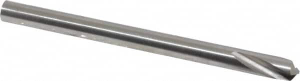 Guhring - 4mm Body Diam, 120°, 55mm OAL, High Speed Steel Spotting Drill - Exact Tooling