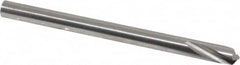 Guhring - 4mm Body Diam, 120°, 55mm OAL, High Speed Steel Spotting Drill - Exact Tooling