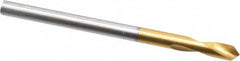 Guhring - 3mm Body Diam, 90°, 46mm OAL, High Speed Steel Spotting Drill - Exact Tooling