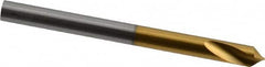 Guhring - 5mm Body Diam, 90°, 62mm OAL, High Speed Steel Spotting Drill - Exact Tooling