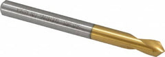 Guhring - 6mm Body Diam, 90°, 66mm OAL, High Speed Steel Spotting Drill - Exact Tooling