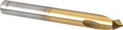 Guhring - 10mm Body Diam, 120°, 89mm OAL, High Speed Steel Spotting Drill - Exact Tooling