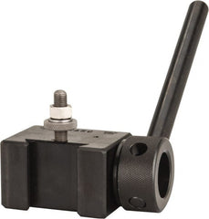 Aloris - Series AXA, #5C 5C Collet Tool Post Holder - 12" & Under Lathe Swing, 1-7/8" OAH, 15/16" Centerline Height - Exact Tooling