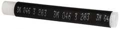3M - 305mm Long, 2:1, EPDM Rubber Cold Shrink Electrical Tubing - Black - Exact Tooling