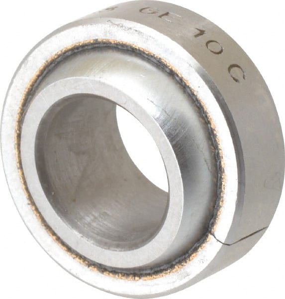 SKF - 10mm Bore Diam, 1,946 Lb Dynamic Capacity, Spherical Plain Bearing - 4,860 Lb Static Load Capacity - Exact Tooling