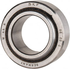 SKF - 20mm Bore Diam, 7,088 Lb Dynamic Capacity, Spherical Plain Bearing - 17,550 Lb Static Load Capacity - Exact Tooling