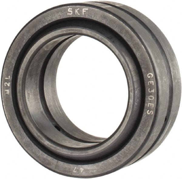 SKF - 30mm Bore Diam, 13,950 Lb Dynamic Capacity, Spherical Plain Bearing - 69,750 Lb Static Load Capacity - Exact Tooling