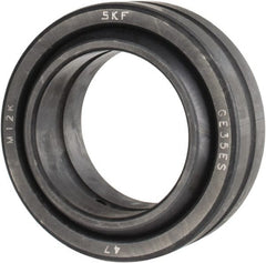 SKF - 35mm Bore Diam, 18,000 Lb Dynamic Capacity, Spherical Plain Bearing - 90,000 Lb Static Load Capacity - Exact Tooling