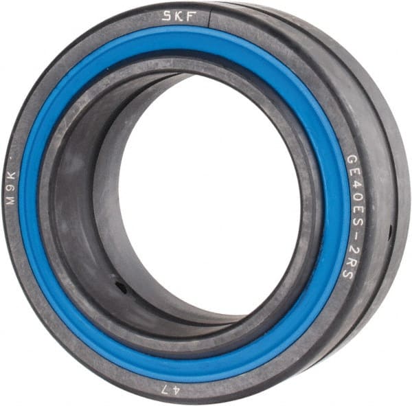 SKF - 40mm Bore Diam, 22,500 Lb Dynamic Capacity, Spherical Plain Bearing - 112,500 Lb Static Load Capacity - Exact Tooling