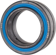 SKF - 40mm Bore Diam, 22,500 Lb Dynamic Capacity, Spherical Plain Bearing - 112,500 Lb Static Load Capacity - Exact Tooling