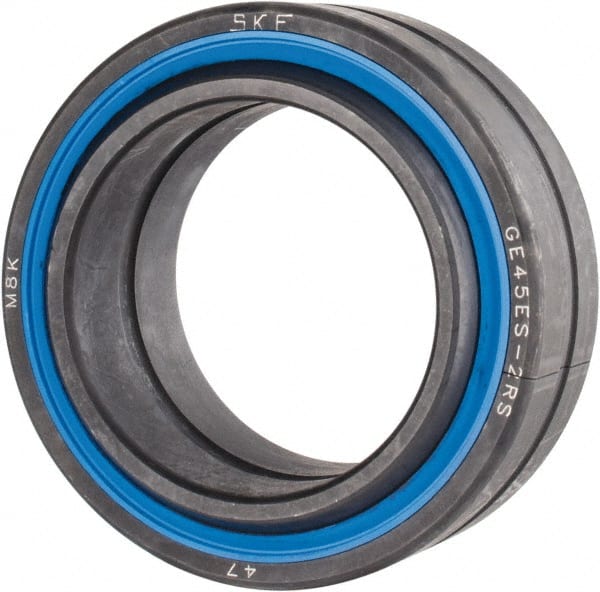 SKF - 45mm Bore Diam, 28,575 Lb Dynamic Capacity, Spherical Plain Bearing - 144,000 Lb Static Load Capacity - Exact Tooling