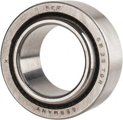 SKF - 25mm Bore Diam, 15,298 Lb Dynamic Capacity, Spherical Plain Bearing - 30,821 Lb Static Load Capacity - Exact Tooling