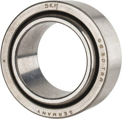 SKF - 30mm Bore Diam, 19,798 Lb Dynamic Capacity, Spherical Plain Bearing - 39,595 Lb Static Load Capacity - Exact Tooling