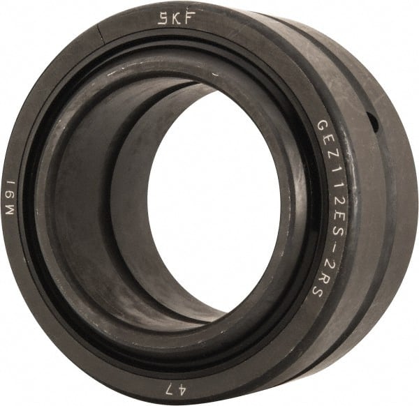 SKF - 1-3/4" Bore Diam, 38,250 Lb Dynamic Capacity, Spherical Plain Bearing - 2-13/16" OD, 1-17/32" Thick, 114,750 Lb Static Load Capacity - Exact Tooling