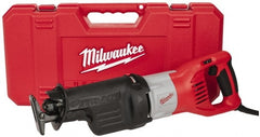 Milwaukee Tool - 2,800 Strokes per Minute, 1-1/4 Inch Stroke Length, Electric Reciprocating Saw - 120 Volts, 15 Amps, 1 Blade - Exact Tooling