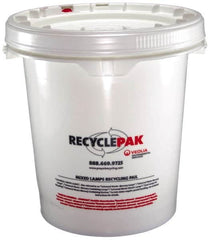Recyclepak - 15 Inch Deep, Lamp Recycling Box - 15 Inch Diameter, 69 Lb. Capacity, 5 Gallon Pail - Exact Tooling