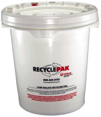 Recyclepak - 15 Inch Deep, Ballast Bucket - 15 Inch Diameter, 69 Lb. Capacity, 5 Gallon Pail - Exact Tooling