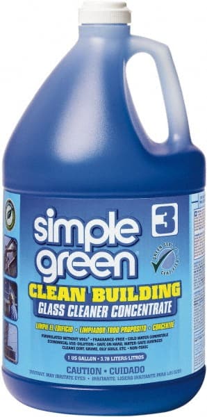 Simple Green - 1 Gal Bottle Unscented Glass Cleaner - Concentrated, Use on Glass Surfaces - Exact Tooling