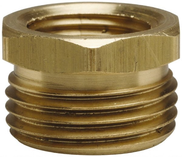 Cerro - 3/4 FPT & 3/4 MGHT Garden Hose Fitting - Brass, Male Hose to Female Pipe Connector - Exact Tooling
