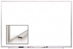 Ghent - 48-1/2" High x 96-1/2" Wide Acrylic/Enamel Magnetic Marker Board - Aluminum Frame, 2.63" Deep - Exact Tooling