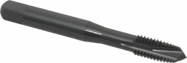OSG - M8x1.25 Metric Coarse, 3 Flute, Oxide Finish, Powdered Metal Spiral Point Tap - Plug Chamfer, Right Hand Thread, 2-23/32" OAL, 1-1/8" Thread Length, 0.318" Shank Diam, 6H Class of Fit, Series 344 - Exact Tooling