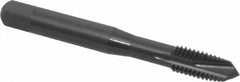 OSG - M8x1.25 Metric Coarse, 3 Flute, Oxide Finish, Powdered Metal Spiral Point Tap - Plug Chamfer, Right Hand Thread, 2-23/32" OAL, 1-1/8" Thread Length, 0.318" Shank Diam, 6H Class of Fit, Series 344 - Exact Tooling