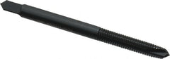 OSG - M5x0.80 Metric Coarse, 3 Flute, Oxide Finish, Powdered Metal Spiral Point Tap - Plug Chamfer, Right Hand Thread, 2-3/8" OAL, 7/8" Thread Length, 0.194" Shank Diam, 6H Class of Fit, Series 344 - Exact Tooling