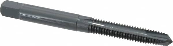 OSG - M6x1.00 Metric Coarse, 3 Flute, Oxide Finish, Powdered Metal Spiral Point Tap - Plug Chamfer, Right Hand Thread, 2-1/2" OAL, 1" Thread Length, 0.255" Shank Diam, 6H Class of Fit, Series 344 - Exact Tooling