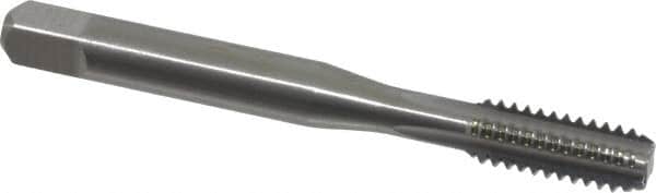 OSG - 1/4-20 UNC 2B 4 Flute Bright Finish Solid Carbide Straight Flute Machine Tap - Bottoming, Right Hand Thread, 2-1/2" OAL, 1" Thread Length, Oversize - Exact Tooling
