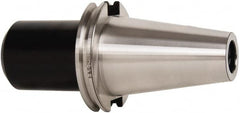 Interstate - CAT50 Taper Shank 1-3/4" Hole End Mill Holder/Adapter - 2-1/2" Nose Diam, 4" Projection - Exact Tooling