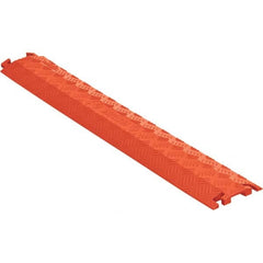 Checkers - On Floor Cable Covers Cover Material: Polyurethane Number of Channels: 1-1/2 - Exact Tooling