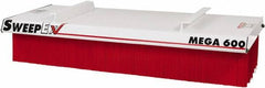 Sweepex - 12" Long x 60" Wide Sweeper Accessory - Stiff Polypropylene Bristles - Exact Tooling