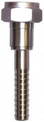 SuperKlean - FGHT x 1/2" Hose Barb, FGHT x Hose Barb Swivel - Stainless Steel - Exact Tooling